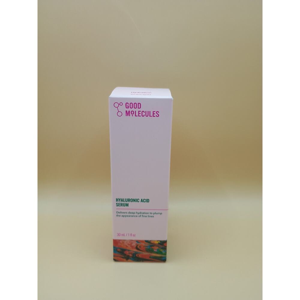 New Good Molecules Hyaluronic Acid Serum Highly Hydrating Skin 1 fl oz In Box